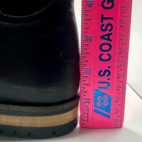 Fabianelli Italian ankle boot, zip zipper, faux fur cuffs,  size 8 - Picture 5 of 11